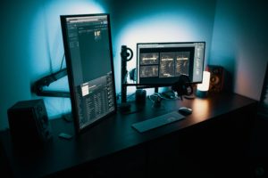 Managed IT provider Virginia — Mercury Communications technician reviewing network infrastructure