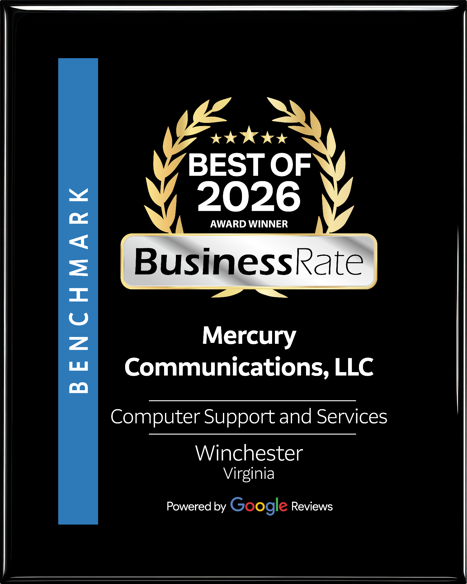 Best of Winchester 2026 Award — Mercury Communications
