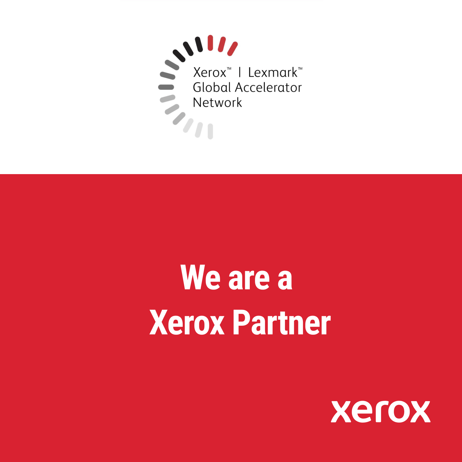 Managed Print Services Virginia — Mercury Communications Xerox Partner badge